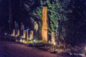 Scouts bij de oorlogsgraven